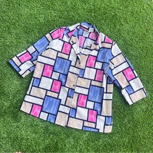 Allison Daley Square Blouse Size 16